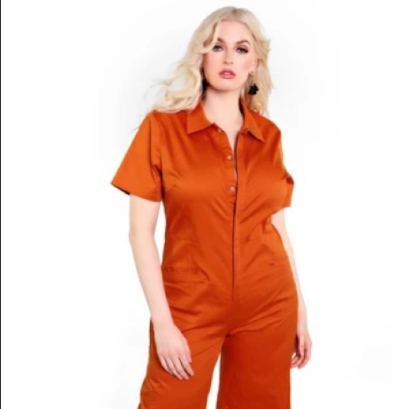Rebdolls Pants - Orange jumpsuit
